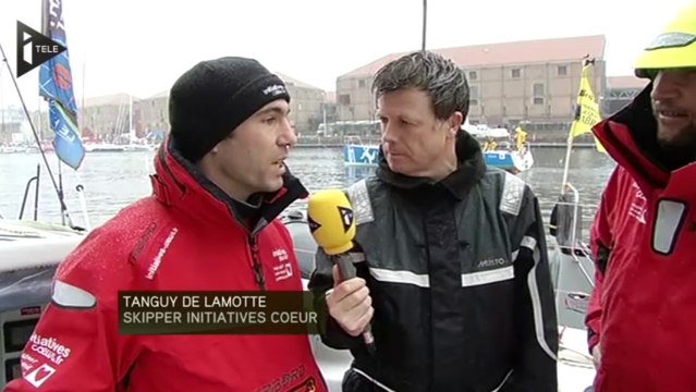 Transat Jacques Vabre : François Damiens prend le large