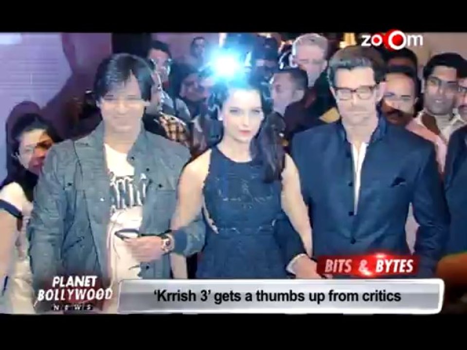 Dhoom 3 - Katrina Kaif to promote the movie alone, Krrish 3 gets thumbs up from critics & more