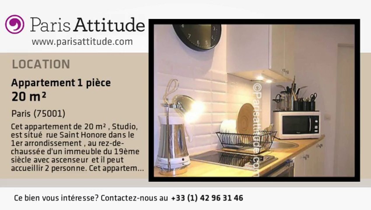 Appartement Studio à louer - Châtelet, Paris - Ref. 5965