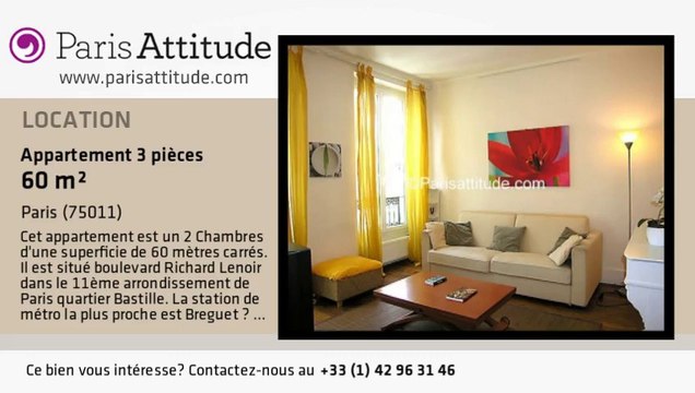 Appartement 2 Chambres à louer - Bastille, Paris - Ref. 2470