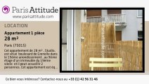 Appartement Studio à louer - Motte Piquet Grenelle, Paris - Ref. 7627