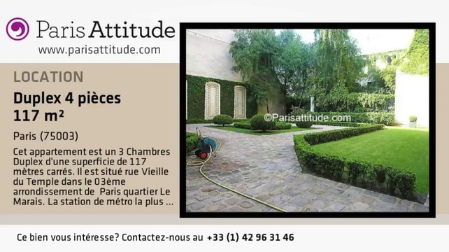 Duplex 3 Chambres à louer - Musée Picasso, Paris - Ref. 2037