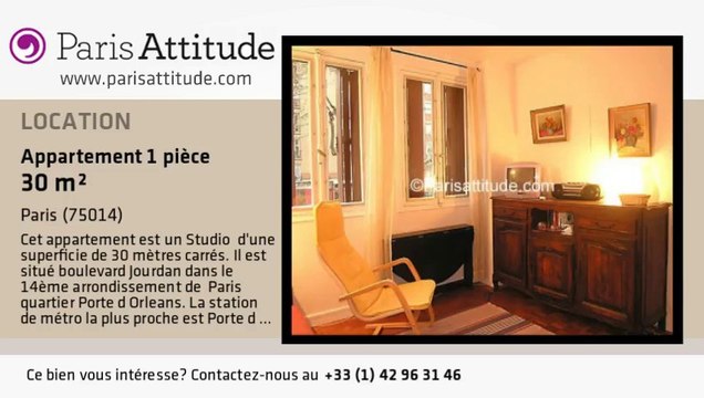 Appartement Studio à louer - Alésia, Paris - Ref. 1096