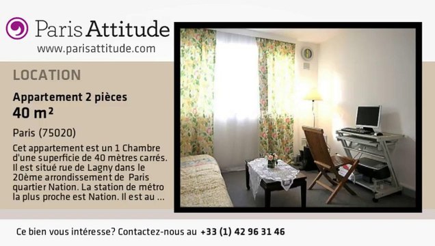 Appartement 1 Chambre à louer - Nation, Paris - Ref. 2660