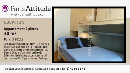 Appartement 1 Chambre à louer - Ménilmontant, Paris - Ref. 6039