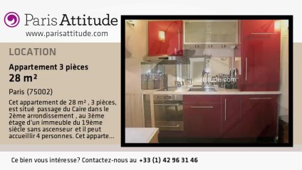 Appartement 2 Chambres à louer - Strasbourg St Denis, Paris - Ref. 6739