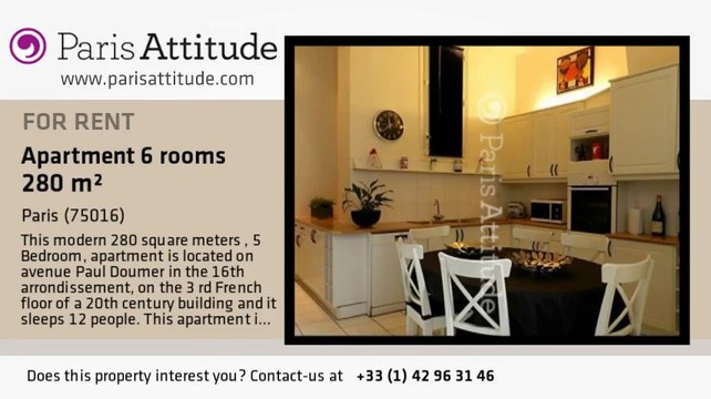 5 Bedroom Apartment for rent - Trocadéro, Paris - Ref. 8722