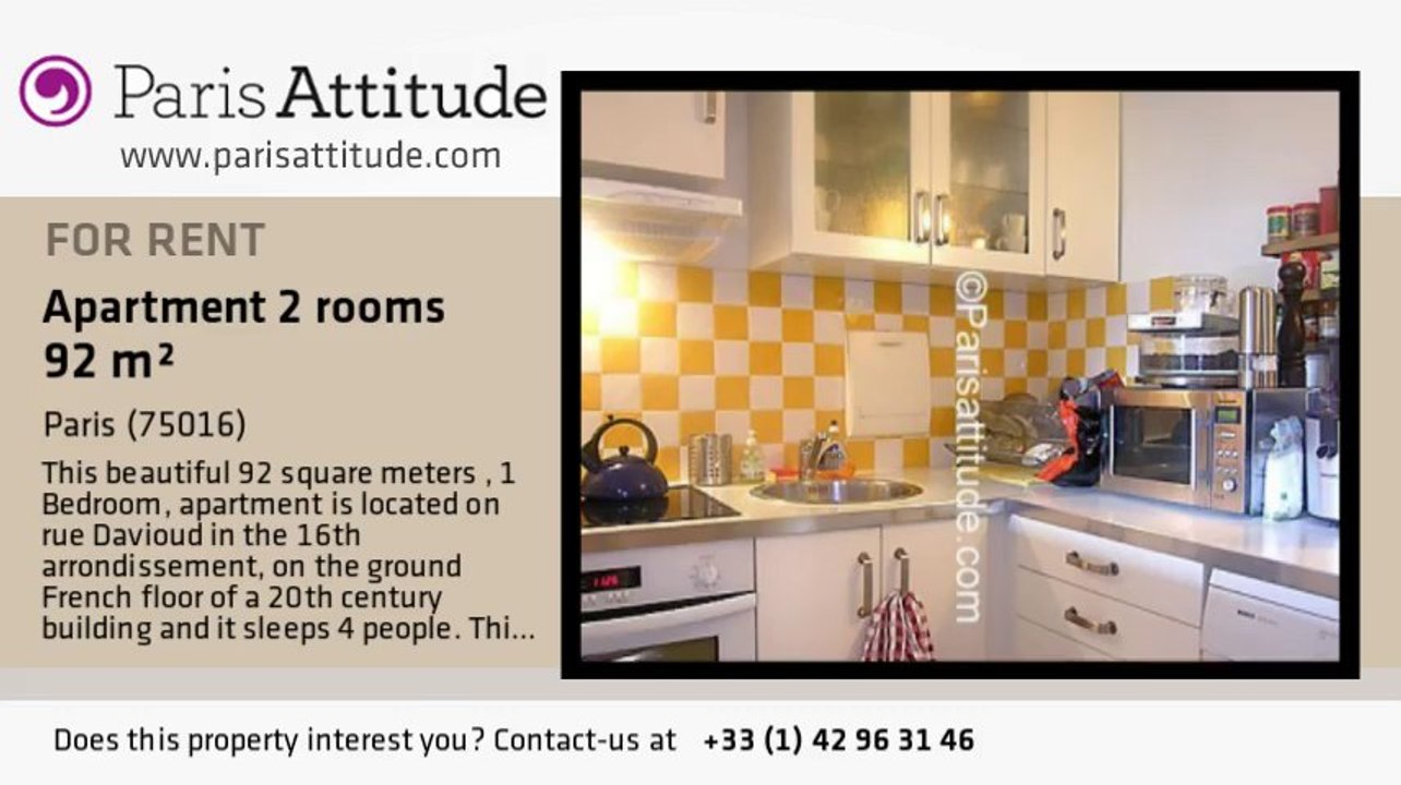 1 Bedroom Duplex for rent - Jasmin, Paris - Ref. 5912