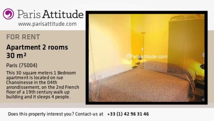 1 Bedroom Apartment for rent - Ile de la Cité, Paris - Ref. 4841