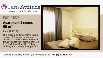 2 Bedroom Apartment for rent - Bir Hakeim, Paris - Ref. 5886