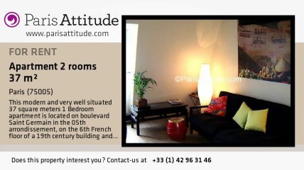 1 Bedroom Apartment for rent - Quartier Latin/St Michel, Paris - Ref. 3301