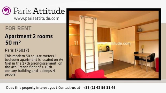 1 Bedroom Apartment for rent - Pereire, Paris - Ref. 1544