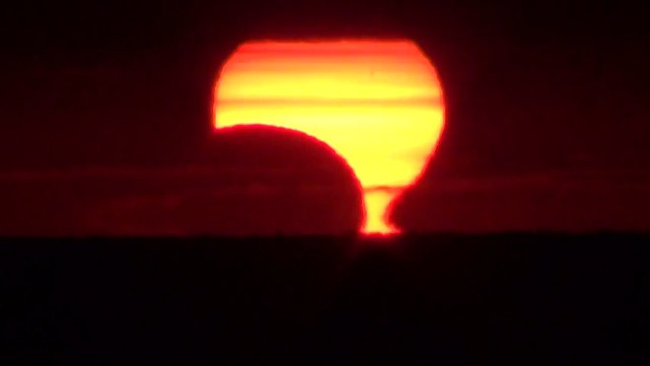 Solar Eclipse Viewed from Key West