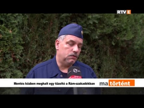 Ma történt Mentés közben meghalt egy tűzoltó a Rám-szakadékban 2013.11.02.