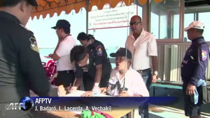 Naufrágio deixa seis mortos na Tailândia