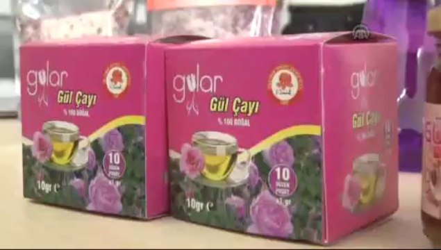 Gülün sallama çayı üretildi