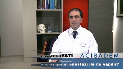 Kepçe kulak ameliyatı genel anestezi ile yapılır ?