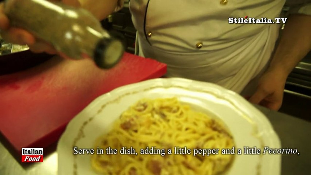 Checchino dal 1887 - Spaghetti alla Carbonara - by Stile Italia TV