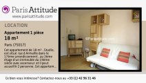 Appartement Studio à louer - Porte Maillot/Palais des Congrès, Paris - Ref. 5865