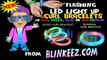 LED Fiber Optic Flashing Light Up Tube Bracelets by BLINKEEZ