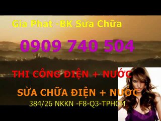 SUA DIEN NUOC TAI NHA QUAN 1 //0909 740504