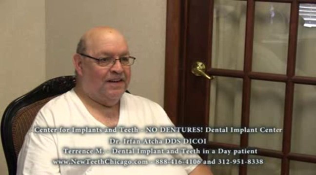 Terrence Got New Teeth in Chicago with All On 4 Dental Implants from Dr. Irfan Atcha