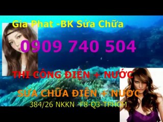 SUA DIEN NUOC TAI NHA QUAN 4 //0909 740504