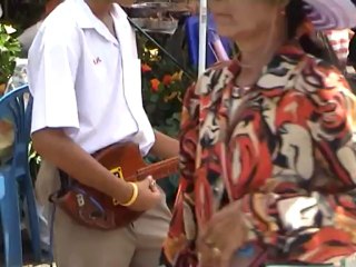Thai Boy, in bangkok market place. Hannu Juhani Hyvärinen