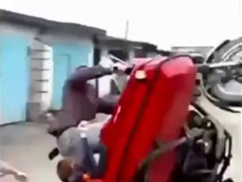 SIDE CAR Crash.... Really??? DUMB!