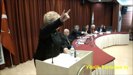 Hanım Halilova - Ebulfez Elçibey VATAN BÖLÜNMEZ Toplantısındaki konuşması