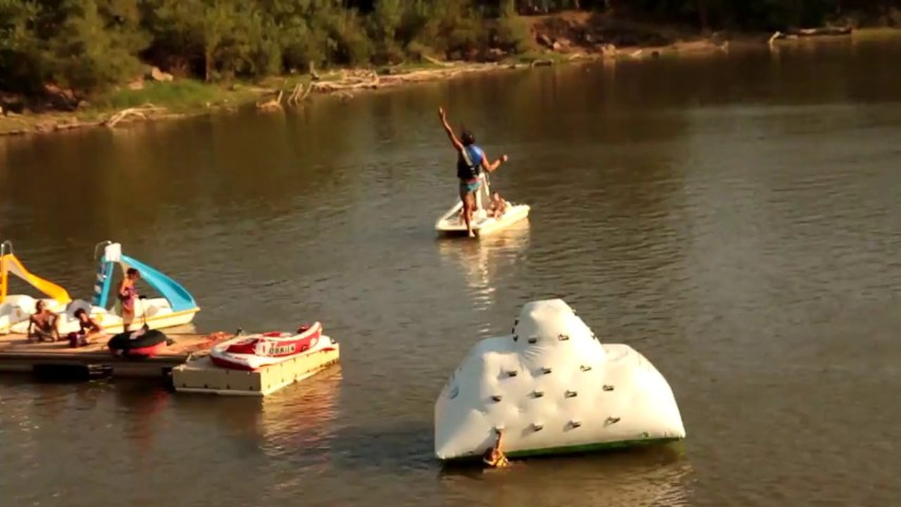 FAIL BLOP JUMP CATAPULT ON ICEBERG