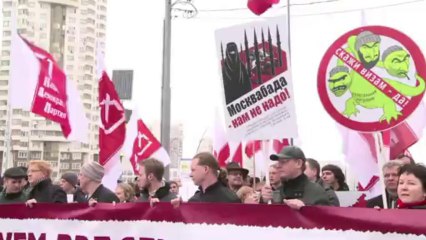 Protesto de nacionalistas russos