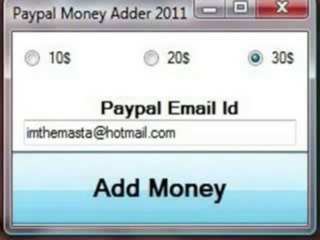 paypal money adder 2012 work - ligit version