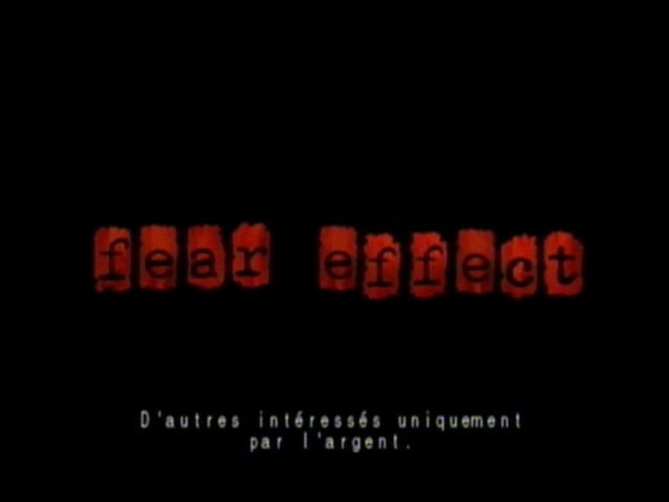 Videotest Fear Effect (Playstation)