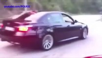 DRIFT raté en BMW M5... Bravo elle etait toute neuve... Abrutis!!!