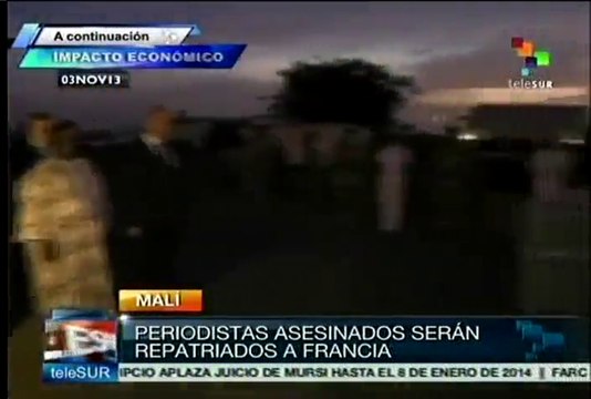 Cuerpos de periodistas franceses asesinados en Malí serán repatriados