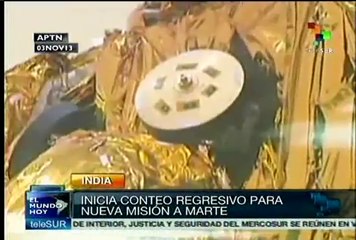 India inicia conteo regresivo para nueva misión a Marte
