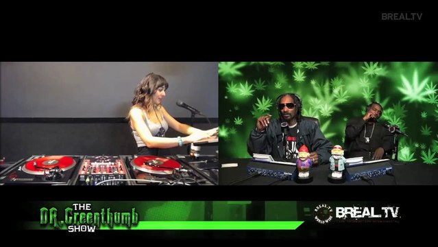 Snoop Dogg, Daz Dillinger & DJ Shiva Gangsta on tha Green Freestyle @ The Dr Greenthumb Show , B-Real TV, 11-04-2013 Pt.1