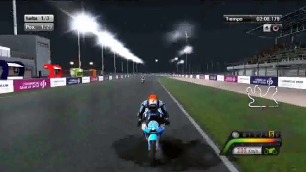 Moto Gp 13 Gp de Losail Realista y Físicas Pro. Moto 3 Alex Rins