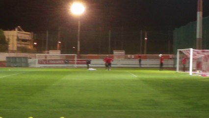 Πλάνα από την προπόνηση του Ολυμπιακού πριν από το ματς με την Μπενφίκα (4)