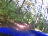 Yamaha 250 TTR vs quad dans les bois 2