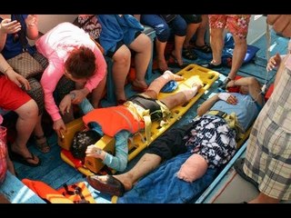 Thai speed boat accident severs South Korean man's leg, 17 others hurt