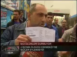 İŞÇİ ÖLÜMLERİ DURMUYOR