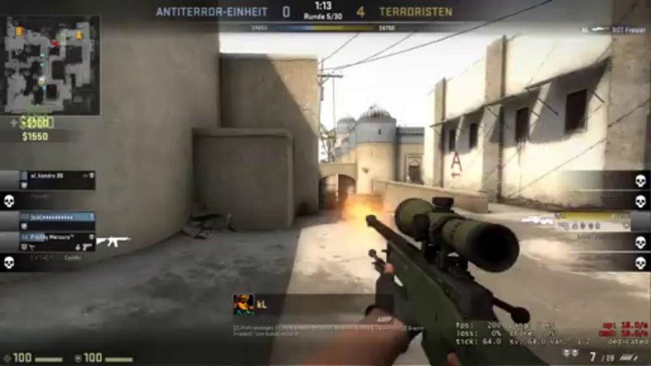 5k awp + glock 1v5