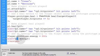 JavaScript prototype Tutorial Add Object Method and Property to Class