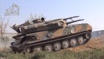 Syria  ZSU-23 Shilka Firing