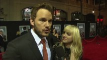Chris Pratt's Wife Anna Faris Is Fidgety and Proud At Premiere