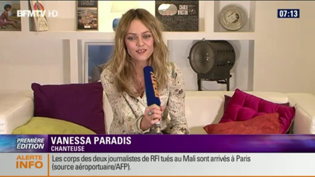 Vanessa Paradis - BFM TV - 05-11-2013