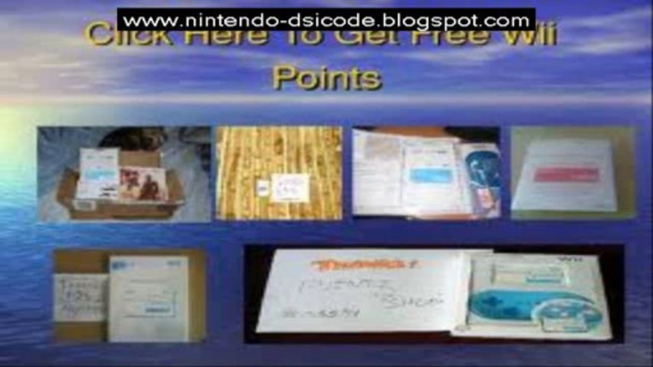 Official Nintendo WII Points Code Generator [UPDATED]
