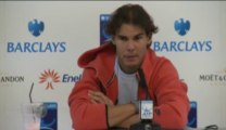 Rafael Nadal Press conference (in Spanish) at Barclays ATP World Tour Finals (04-11-13)